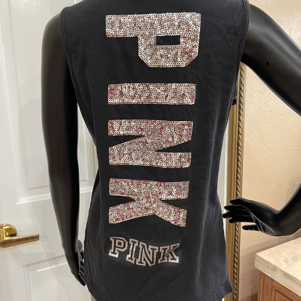 Sequins muscle tank from Victoria’s Secret PINK